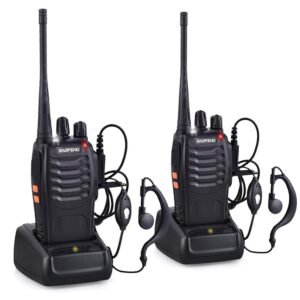 Baofeng BF-888S Walkie Talkie Portable Radio 5W 16CH UHF 400-470MHz Comunicador Transmitter Transceiver
